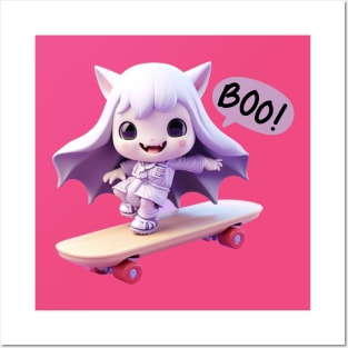 vampire girl boo Posters and Art